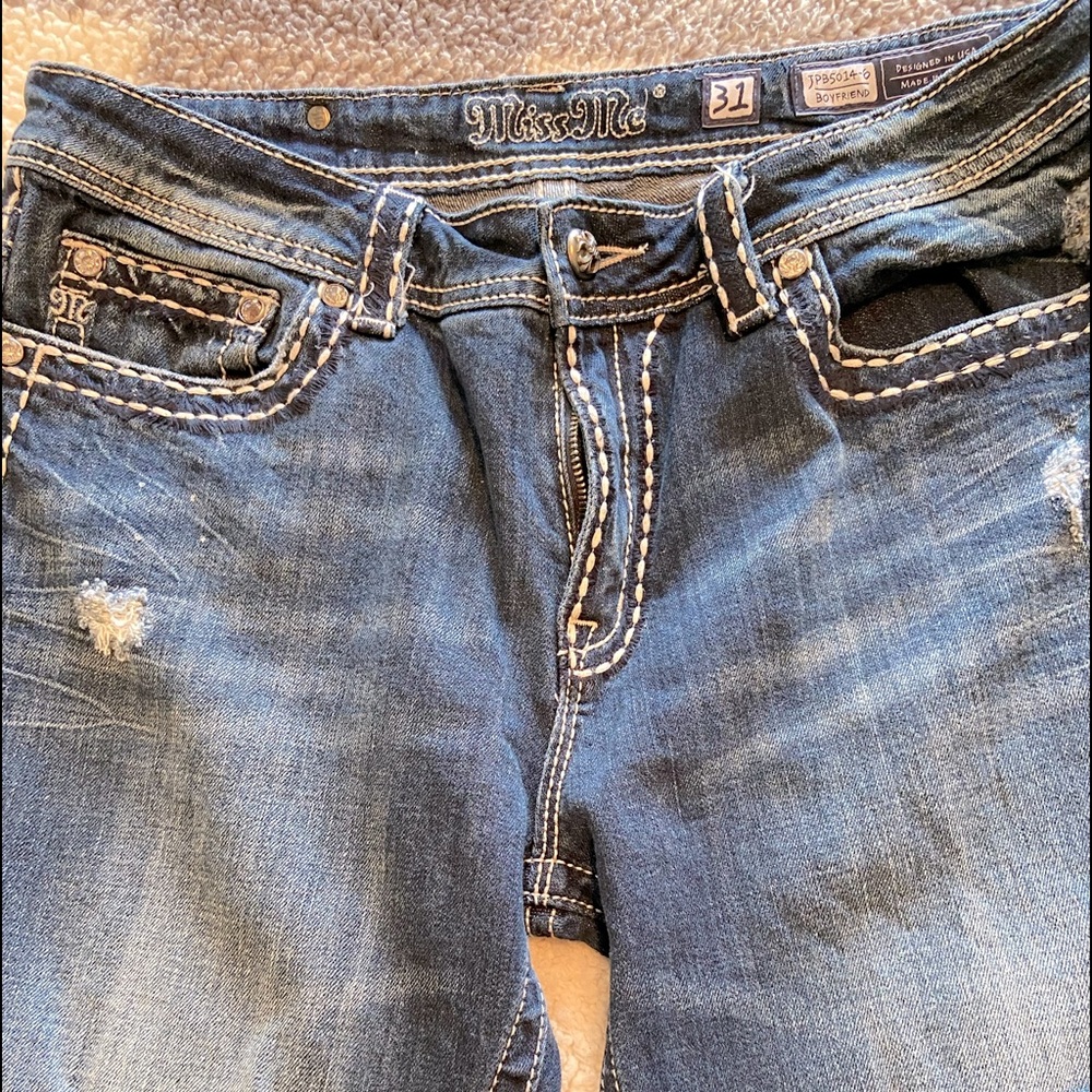 Miss Me boyfriend capri jeans